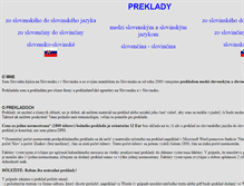 Tablet Screenshot of prevodi.advans.sk